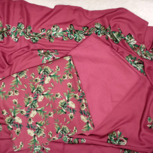 3 PIECE - EMBROIDERED COTRAY SUIT