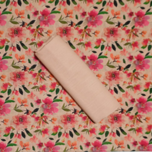 2 PIECE - PRINTED KHADDAR SUIT