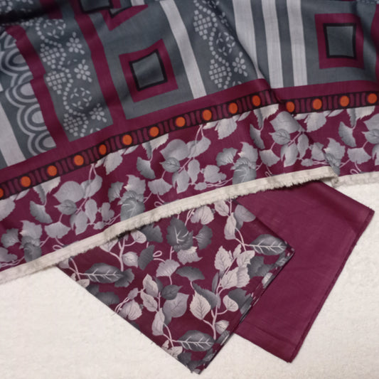 3 PIECE - PRINTED KHADDAR SUIT